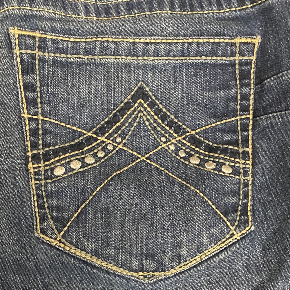 Ariat Real Riding 34L Boot Cut Spitfire WMS Denim  Jeans in Classic Blue $98 - Picture 10 of 17